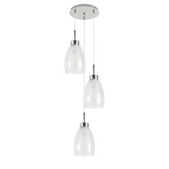 MORRO CHROM/WHITE LAMPA WISZĄCA 3XE27 6994