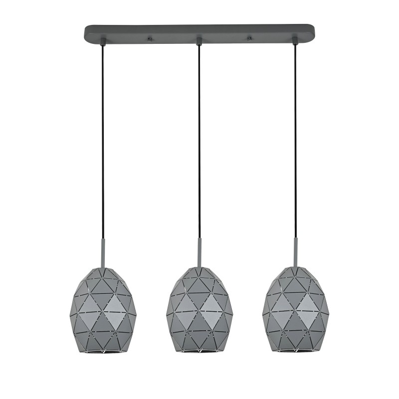 EGANA GRAPHITE LAMPA WISZĄCA 3XE27 6998