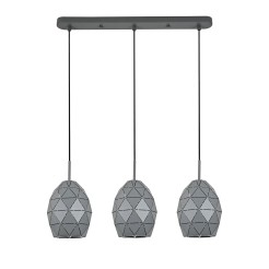 EGANA GRAPHITE LAMPA WISZĄCA 3XE27 6998