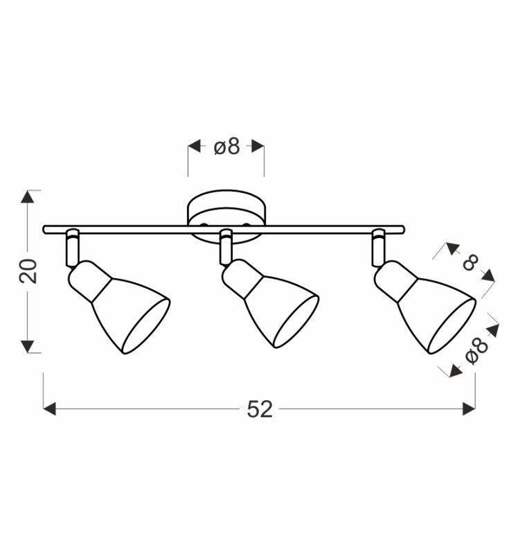 Lampa sufitowa AMCOS lczarna 3x40W E14 bursztynowe klosze  nowoczesna oprawa sufitowa do salonu sypialni 93-39200