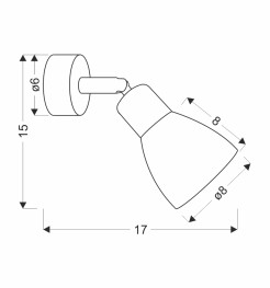 Kinkiet AMCOS czarny 1x40W E14 bursztynowy klosz nowoczesna lampa ścienna do salonu sypialni korytarza 91-39170