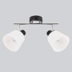 Lampa sufitowa BILOBA  czarny 2x40W E14 nowoczesny styl do salonu sypialni kuchni korytarza 92-49070