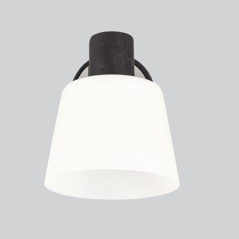 Lampa ścienna kinkiet BILOBA czarny 1x40W E14  nowoczesne oświetlenie do salonu sypialni przedpokoju 91-49063