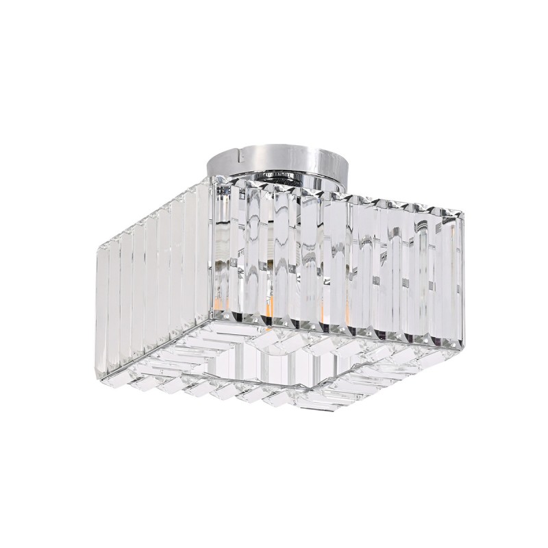 Kwadratowy plafon Vetro chrom 1xE27 LP-2910/1C CH square
