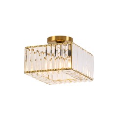 Kwadratowy plafon Vetro złoty 1xE27 LP-2910/1C GD square