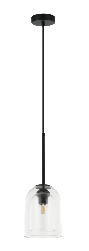 Lampa wisząca Elaris transparentna 1xE27 LP-8103/1P TR