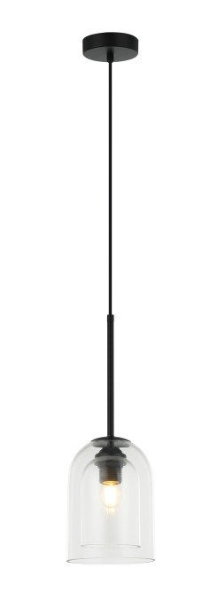 Lampa wisząca Elaris transparentna 1xE27 LP-8103/1P TR