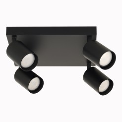 SARAI BLACK LAMPA SUFITOWA 4XGU10 6969