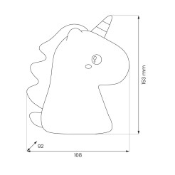 Lampka dziecięca UNICORN ML2264