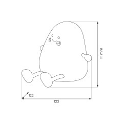 Lampka dziecięca MANGO ML2301