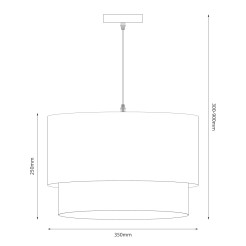 Lampa wisząca BUENO 1xE27 MLP1826