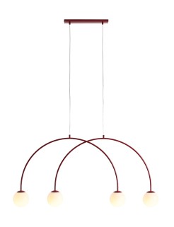 LAMPA WISZĄCA UNA 4 RED WINE S 1116L15_S