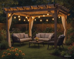 Girlanda zewnętrzna Summer Time S14 Filament 2200K 36V 10xE27 IP44 EKG2291