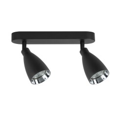 Campana 2 spot czarny 2xGU10 LP-3103/2WS BK