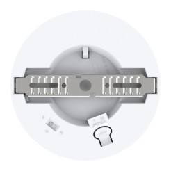 Plafon Evora Biały Round 6W 3CCT ML1786