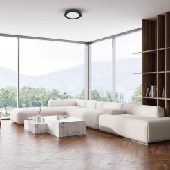 Plafon Evora Czarny Round 6W 3CCT ML1789