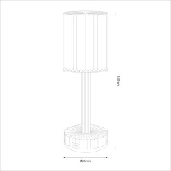 Lampka nocna SIMPLE Smoked ML2290