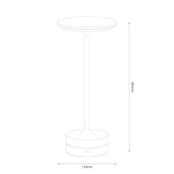 Lampka nocna TAVOLO Black ML2269