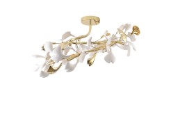 MX2858-6-EGN LEAF LAMPA SUFITOWA ZŁOTA\GOLD
