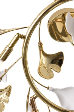 MX2858-6-EGN LEAF LAMPA SUFITOWA ZŁOTA\GOLD