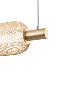 MD2596-5B-3BGT SARR LAMPA WISZĄCA CZARNY MAT+ZŁOTA/MATT BLACK+GOLD