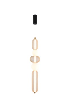 MD2596-5A-3BGT SARR LAMPA WISZĄCA CZARNY MAT+ZŁOTA/MATT BLACK+GOLD