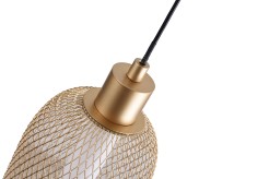 MD2596-5A-3BGT SARR LAMPA WISZĄCA CZARNY MAT+ZŁOTA/MATT BLACK+GOLD