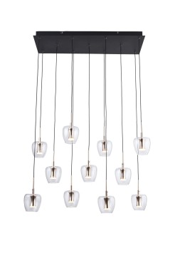 MD2291-11B-3BGT NELSON LAMPA WISZĄCA CZARNO-ZŁOTA/BLACK-GOLD