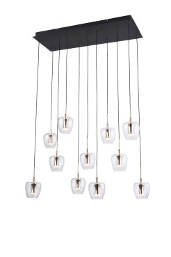 MD2291-11B-3BGT NELSON LAMPA WISZĄCA CZARNO-ZŁOTA/BLACK-GOLD