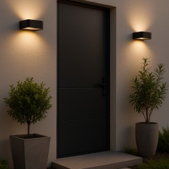 ARIUS BLACK KINKIET IP54 18204