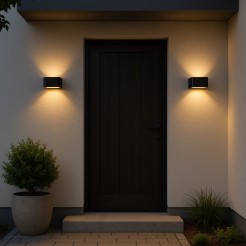 ARIUS BLACK KINKIET IP54 18204