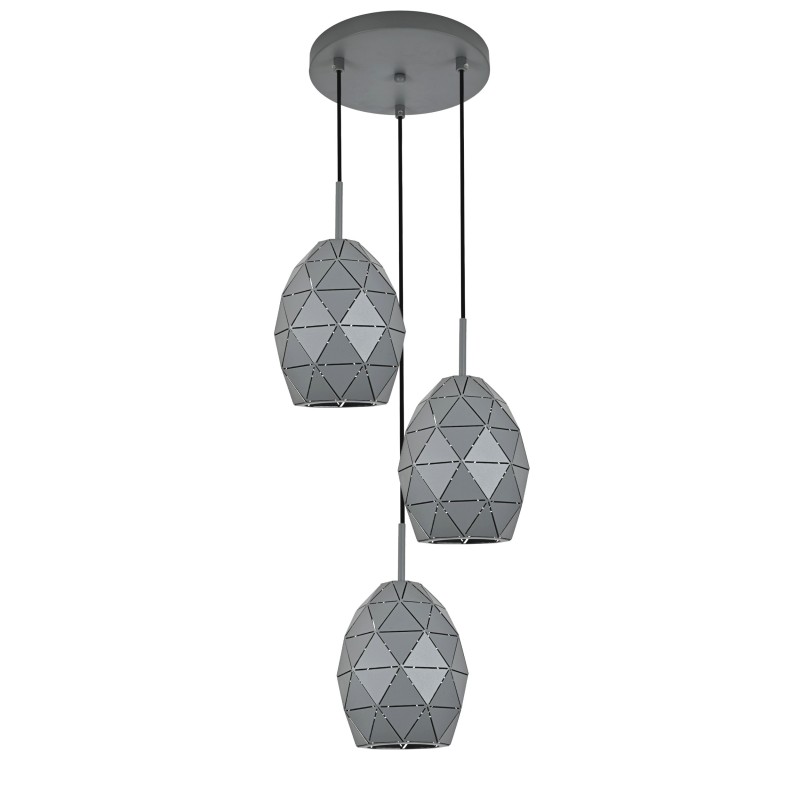 EGANA GRAPHITE LAMPA WISZĄCA 3XE27 6999