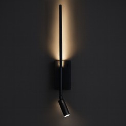 Kinkiet Torch Czarny 6W+3W 4000K ML1566
