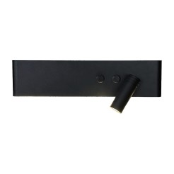 Kinkiet Resort Czarny right 10W + 3W LED 4000K ML1568