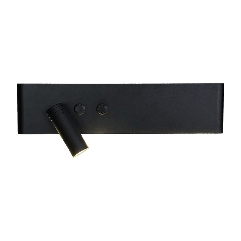 Kinkiet Resort Czarny Lewy 10W + 3W LED 4000K ML1570
