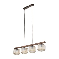 SALVIA BROWN LAMPA WISZACA 4XE14 11070