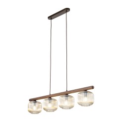SALVIA BROWN LAMPA WISZACA 4XE14 11070