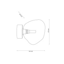 LAVA SABIA KINKIET 1XG9  SMALL 11104