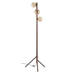 ESTERA WOOD ORZECH BURSZTYN LAMPA PODŁOGOWA 3XG9 16151