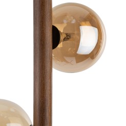 ESTERA WOOD ORZECH BURSZTYN LAMPA PODŁOGOWA 3XG9 16151