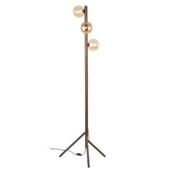 ESTERA WOOD ORZECH BURSZTYN LAMPA PODŁOGOWA 3XG9 16151
