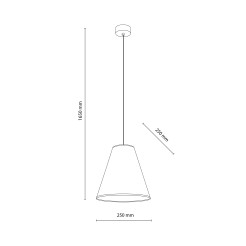 CONEA SABIA LAMPA WISZĄCA 1XE27 11202