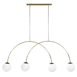 1219 BOW LAMPA WISZĄCA ZŁOTY