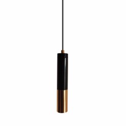 Lampa wisząca -1 czarno złota 5 cm ST-5719-1