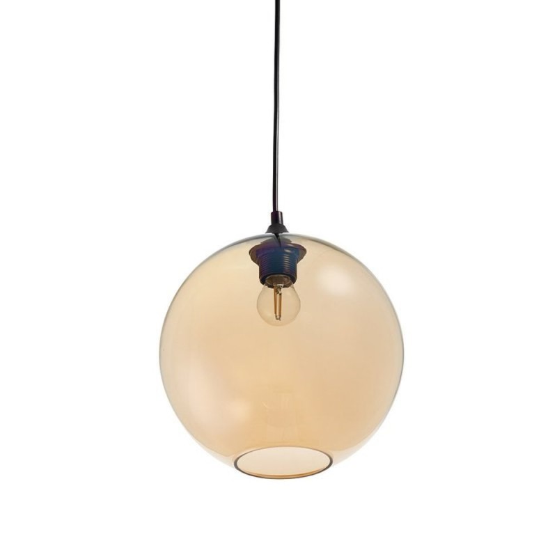 Lampa wisząca LOVE BOMB bursztynowa 25 cm ST-5012 amber
