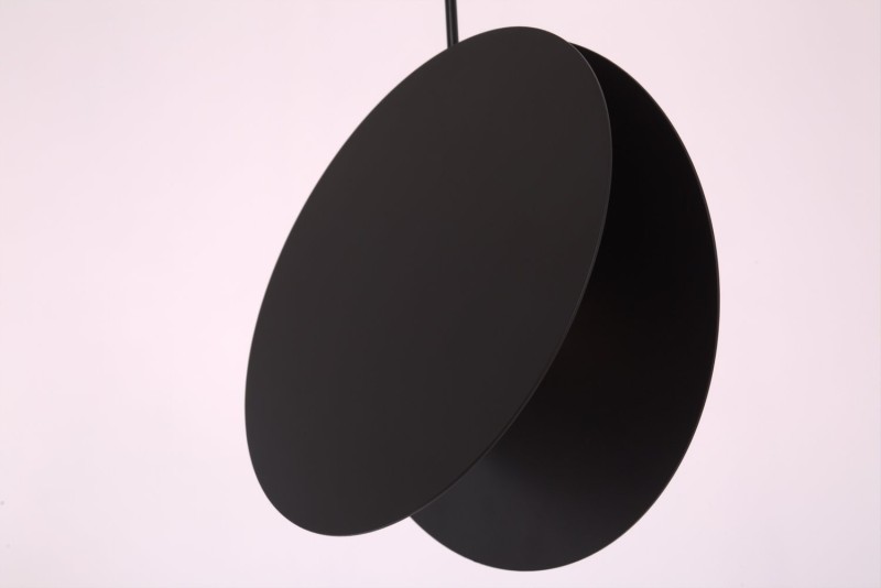 Lampa wisząca  S czarna 23 cm ST-5819 S BLACK