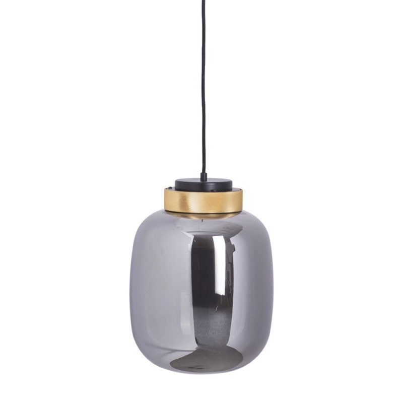 Lampa wisząca  LED szaro złota 25 cm 9969P/A smoky