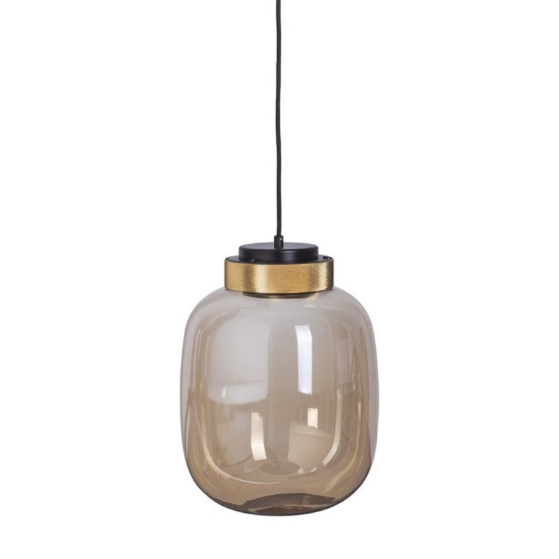 Lampa wisząca  LED bursztynowo złota 25 cm 9969P/A amber