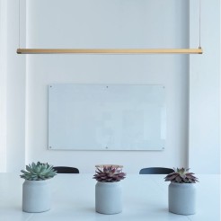 Lampa wisząca -100 LED złota 100 cm ST-8960-L100