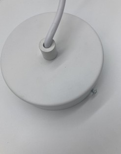 Lampa wisząca  S biała 23 cm ST-5819 S WHITE